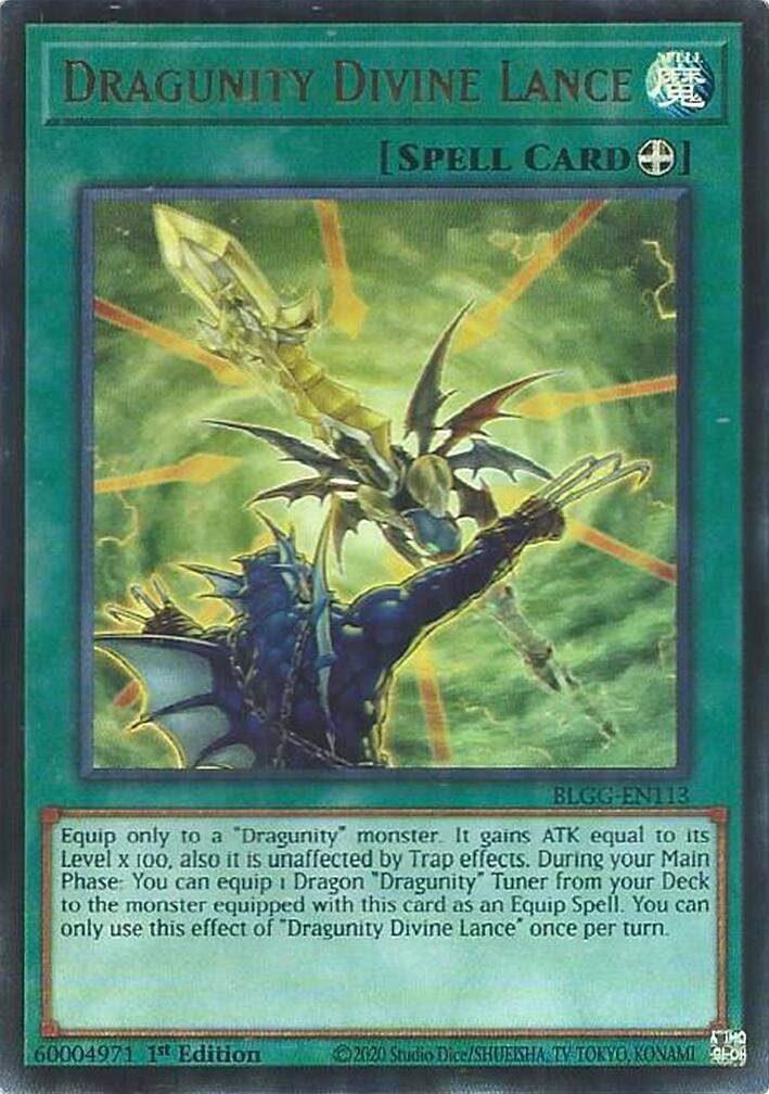 Dragunity Divine Lance - BLGG-EN113 - Foil