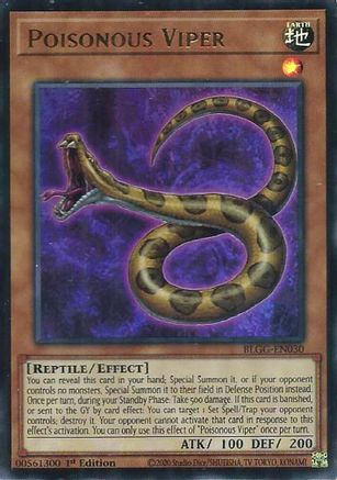 Poisonous Viper - BLGG-EN030 - Foil