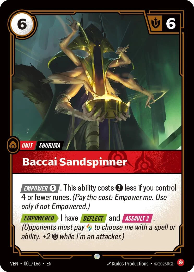 Baccai Sandspinner 001/166 - Foil