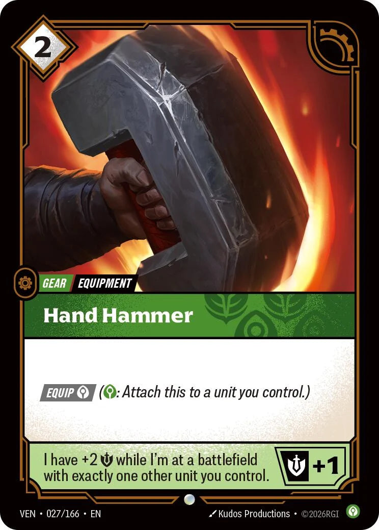 Hand Hammer 027/166 - Foil