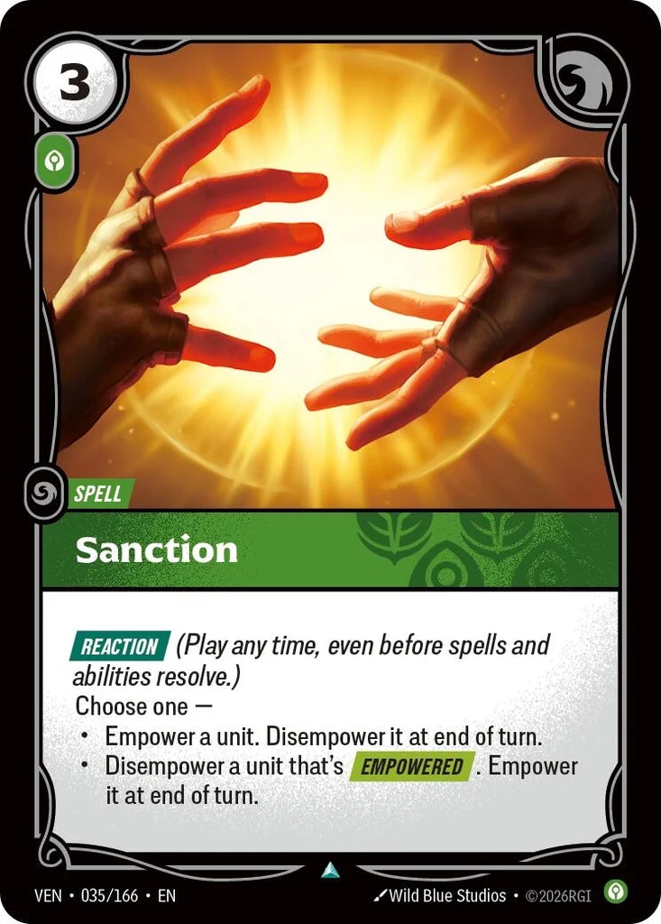 Sanction 035/166 - Foil