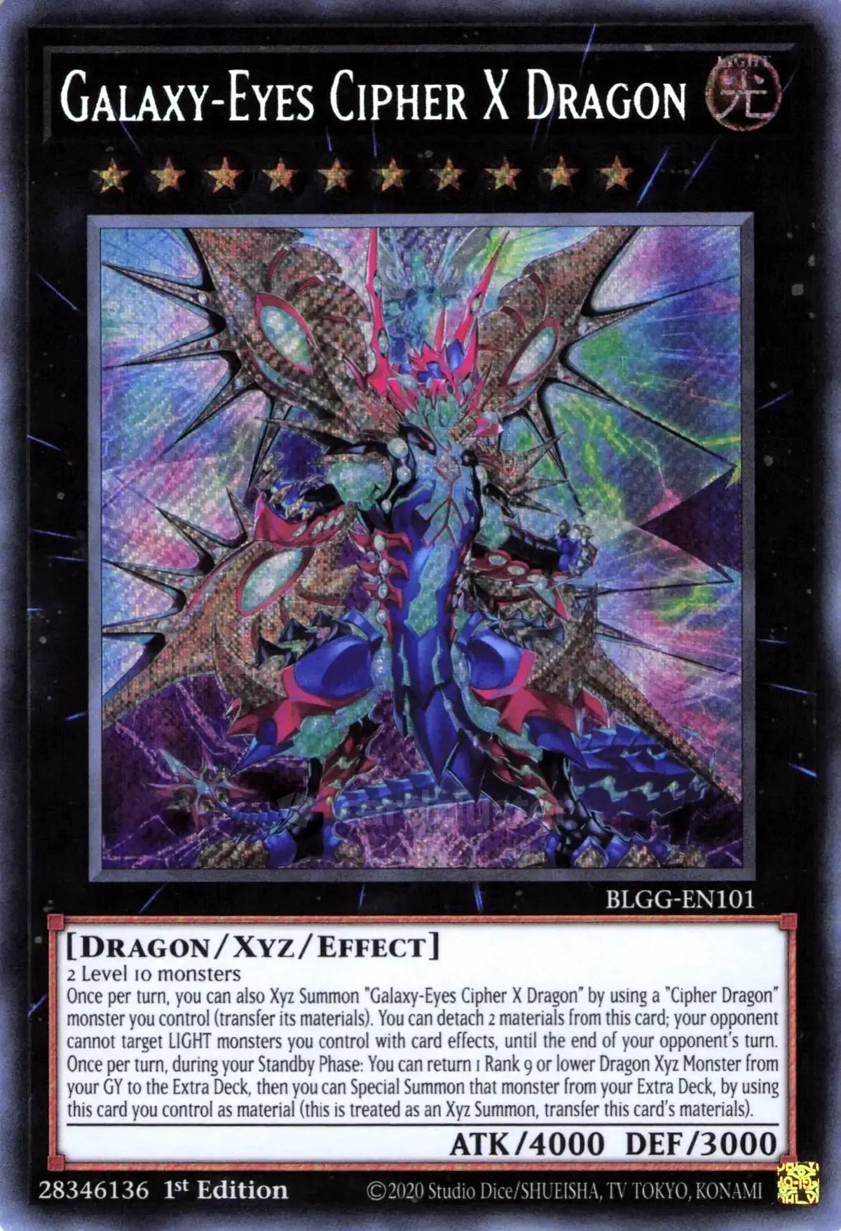 Galaxy-Eyes Cipher X Dragon - BLGG-EN101 - Foil