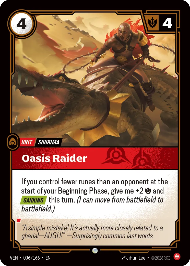 Oasis Raider 006/166 - Foil