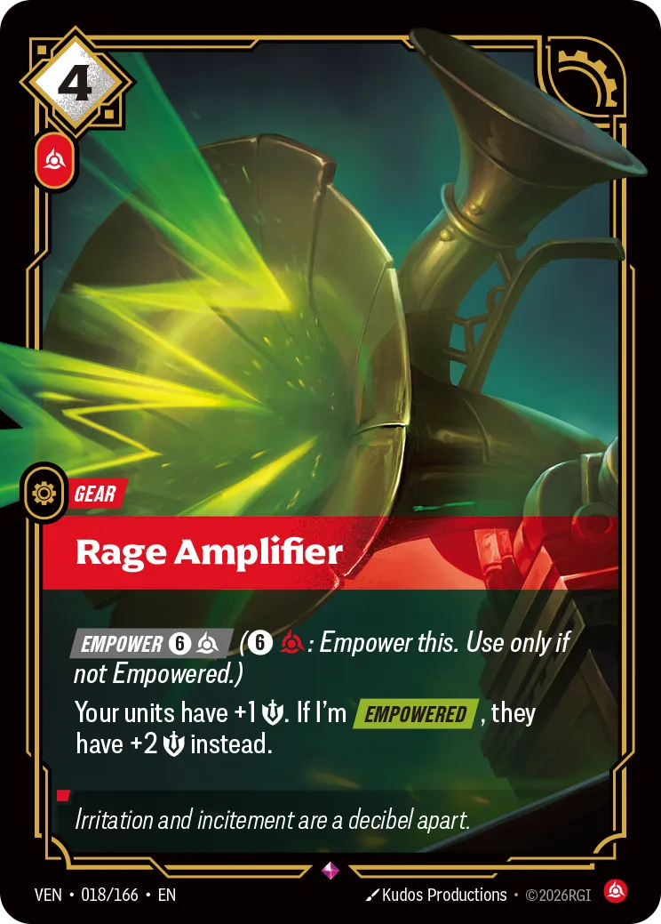 Rage Amplifier 018/166 - Foil