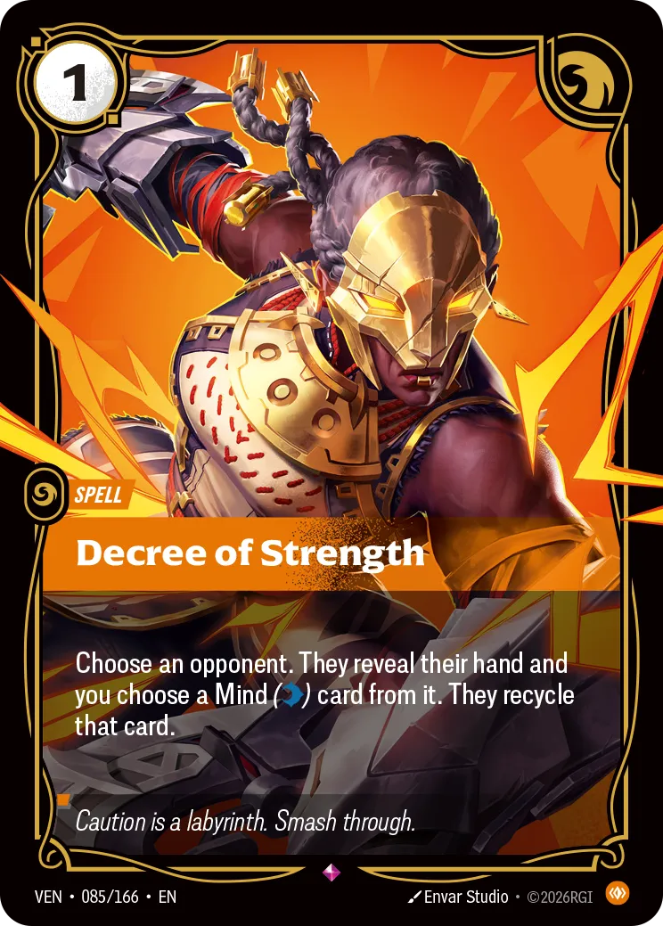 Decree of Strength 085/166 - Foil