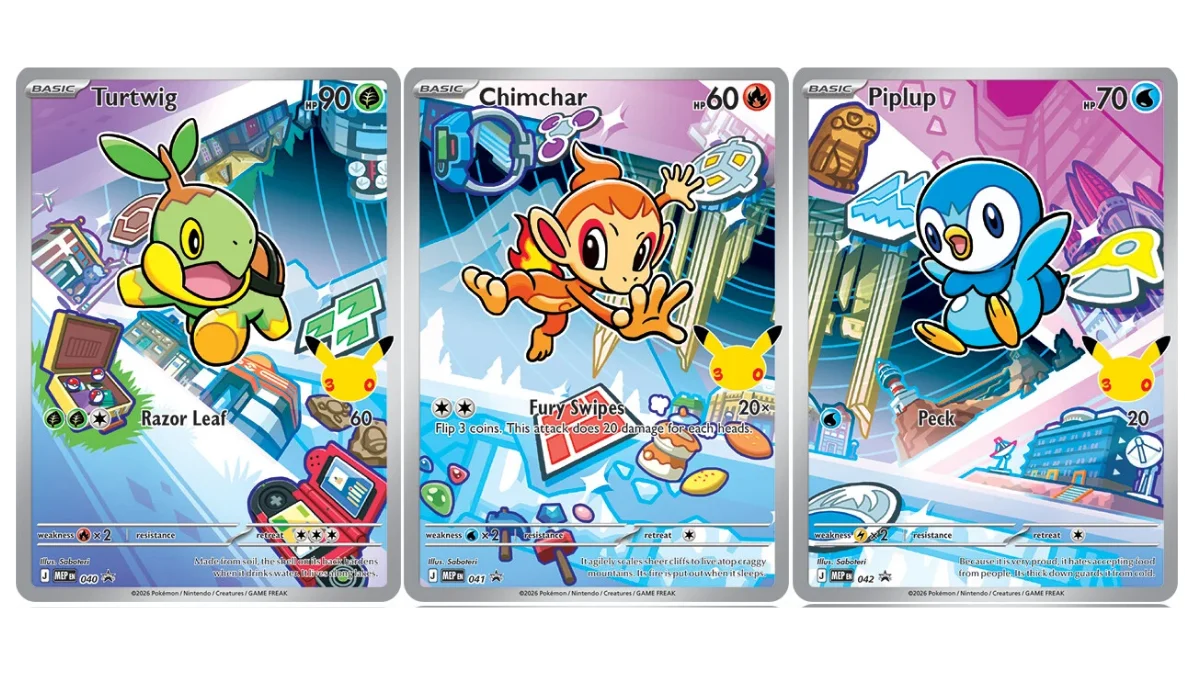 First Partner Series 1 Sinnoh - Set of 3