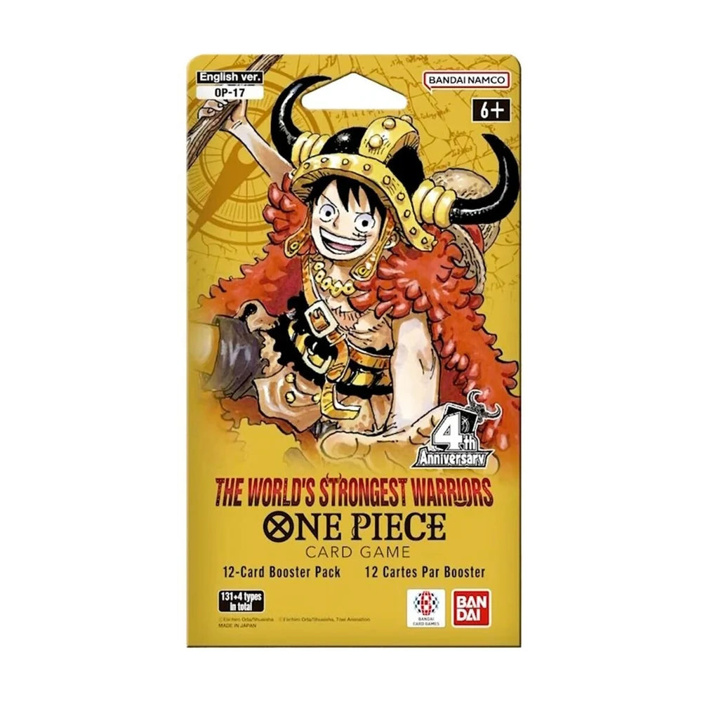 OP-17 (English) The World's Strongest Warriors - 1 Booster Pack - 1 Variation at Random
